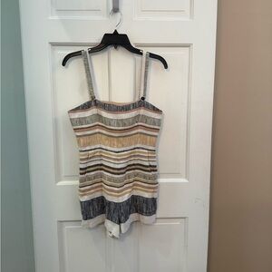 Slate & Willow Striped Sleeveless romper size 4